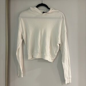 MOVING SALE Forever 21 Waffle Texture Hooded Shirt